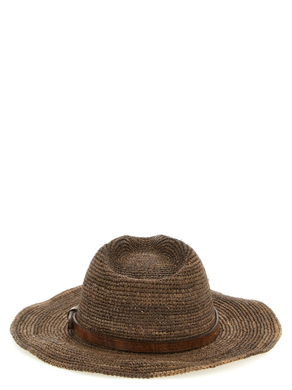Ibeliv Brown Raffia Sunhat