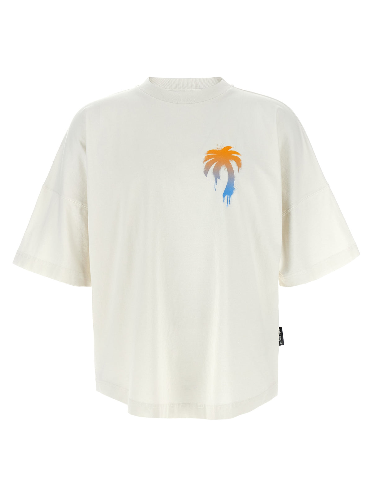 T-shirt en coton blanc Palm Angels