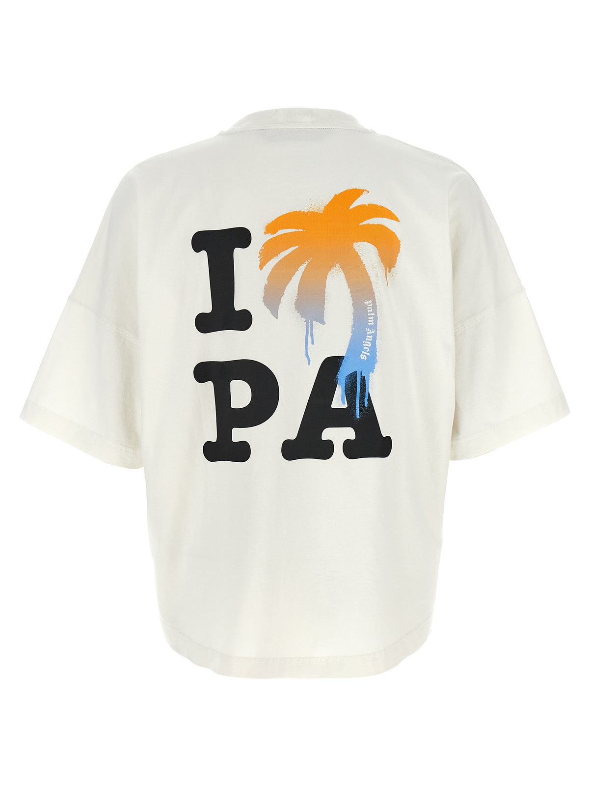 T-shirt en coton blanc Palm Angels