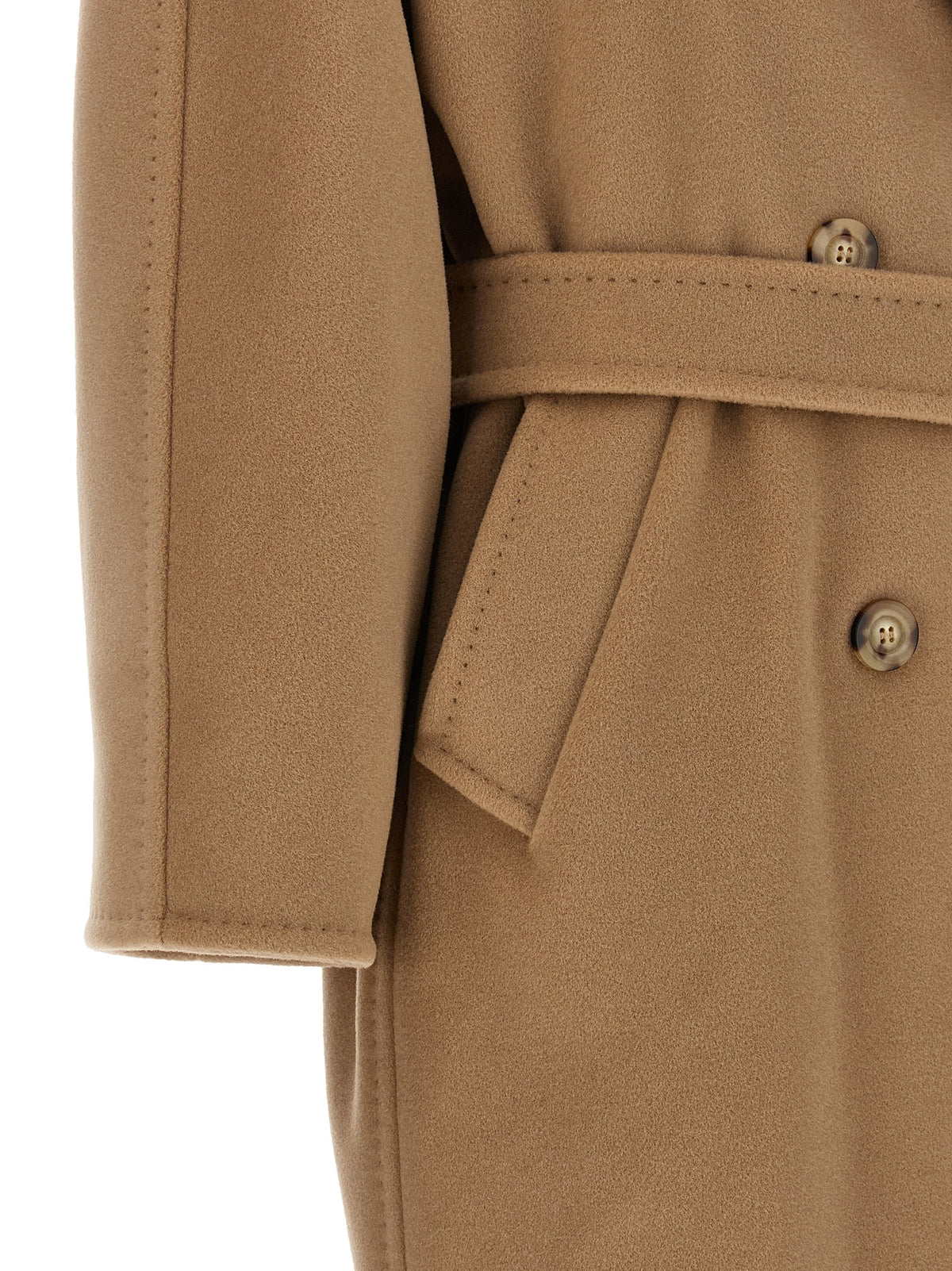 Manteau Max Mara en laine vierge beige
