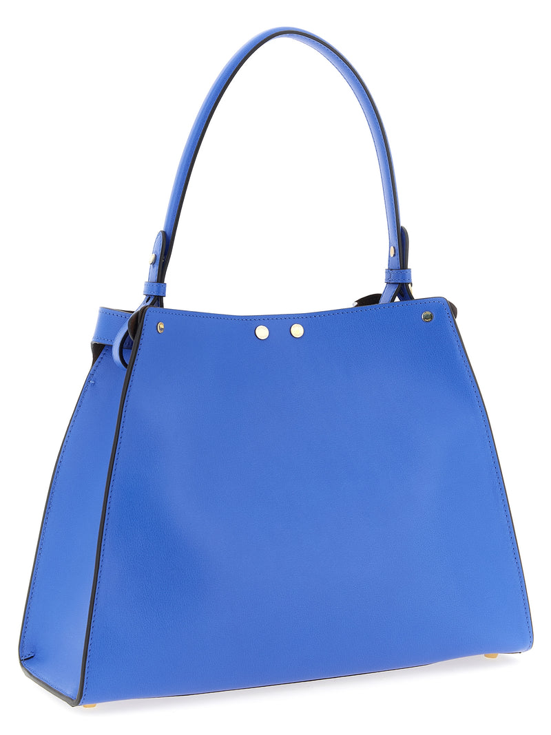 Fendi Blue Calfskin Handbag