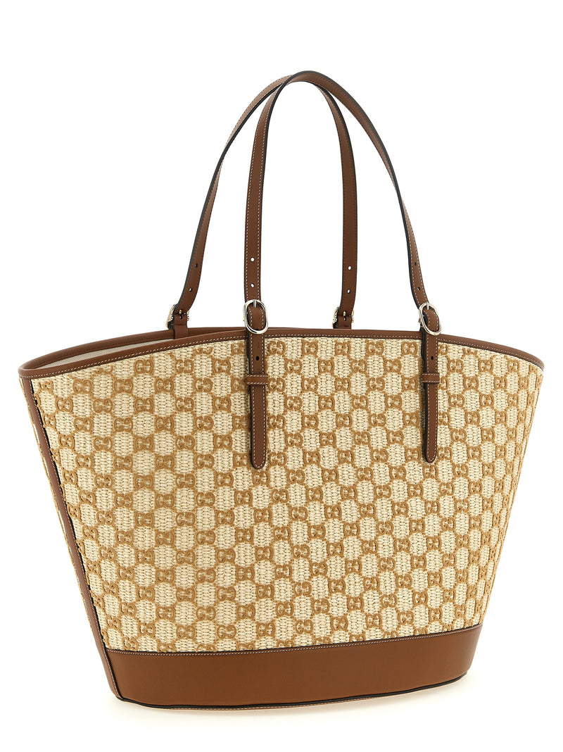 Sac à main Gucci en coton marron