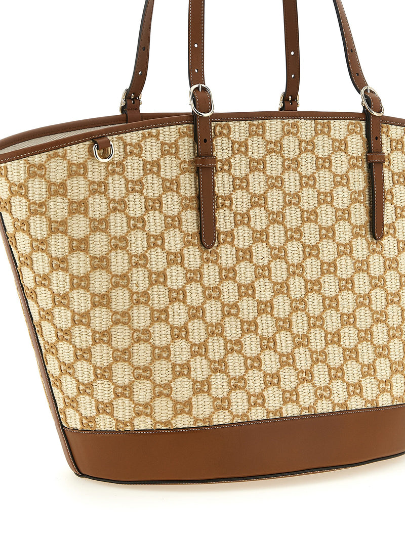 Sac à main Gucci en coton marron