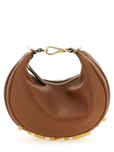 Sac à main Fendi en cuir de veau marron