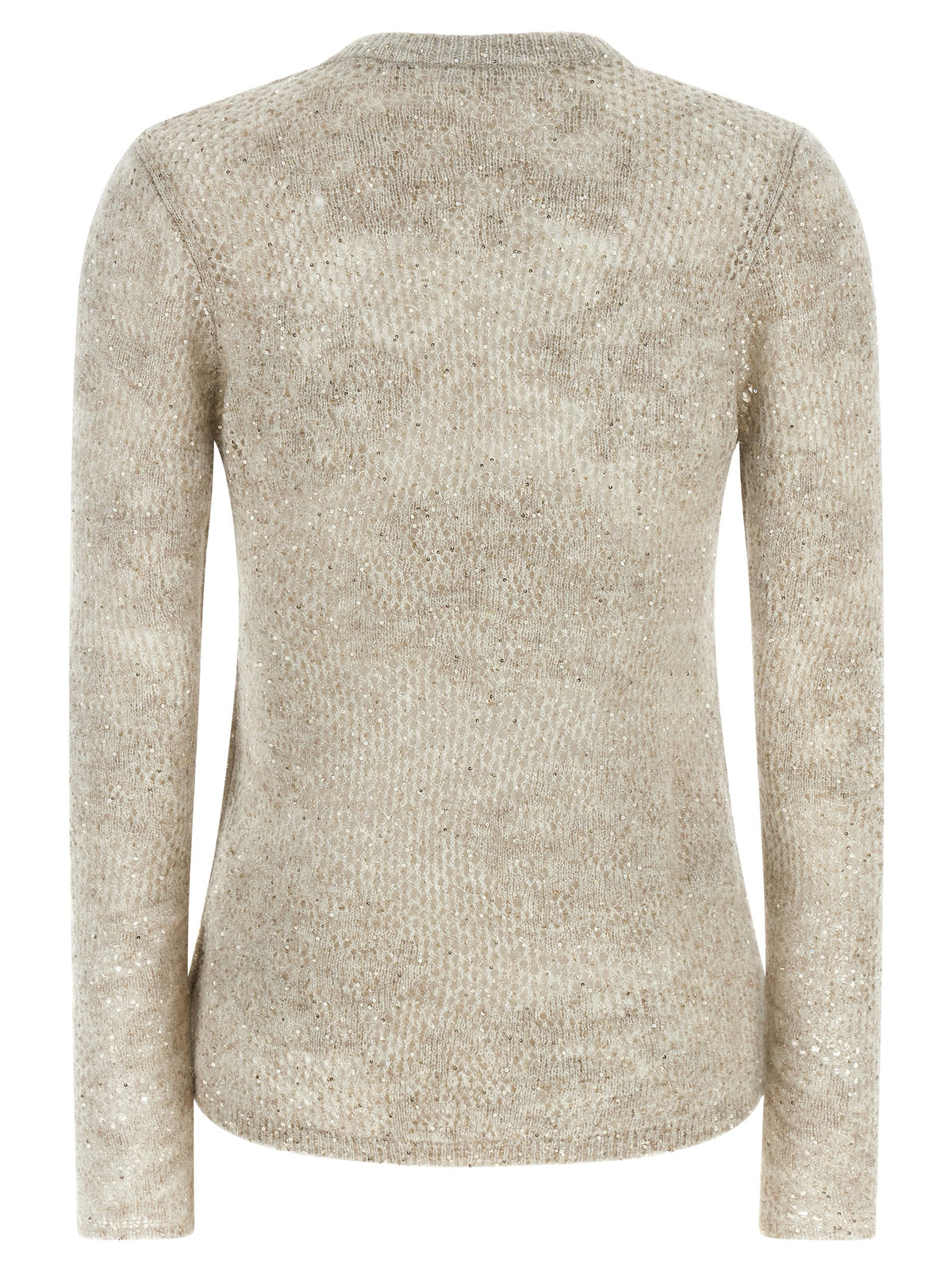 Cardigan Brunello Cucinelli en nylon beige