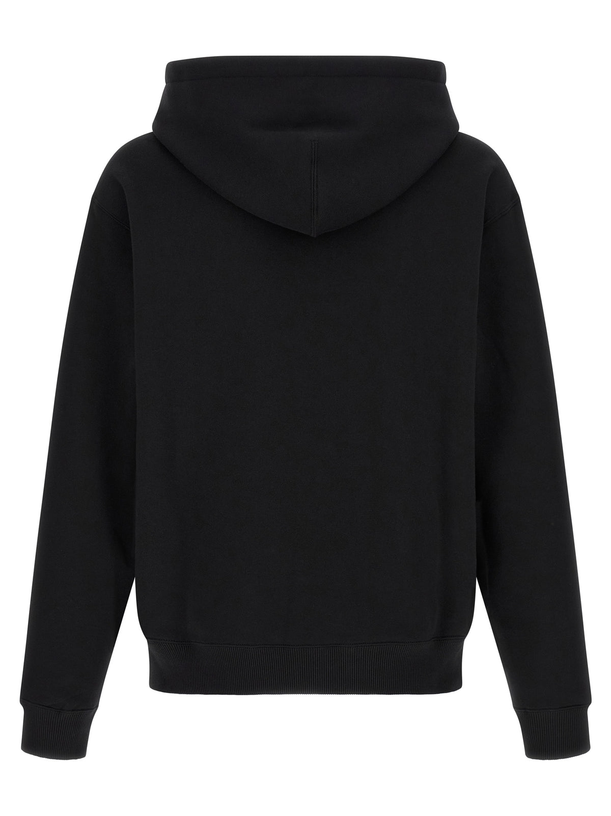 Sweat-shirt en coton noir Jil Sander