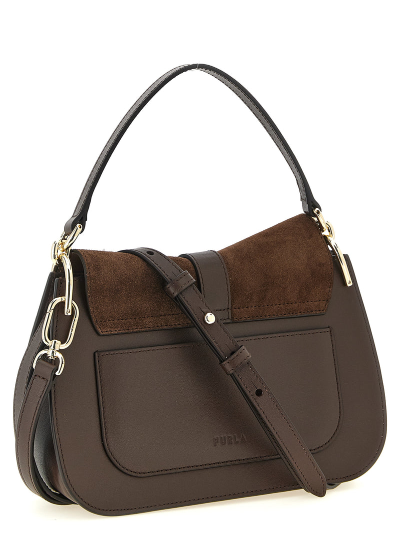 Sac à main Furla en cuir de veau marron