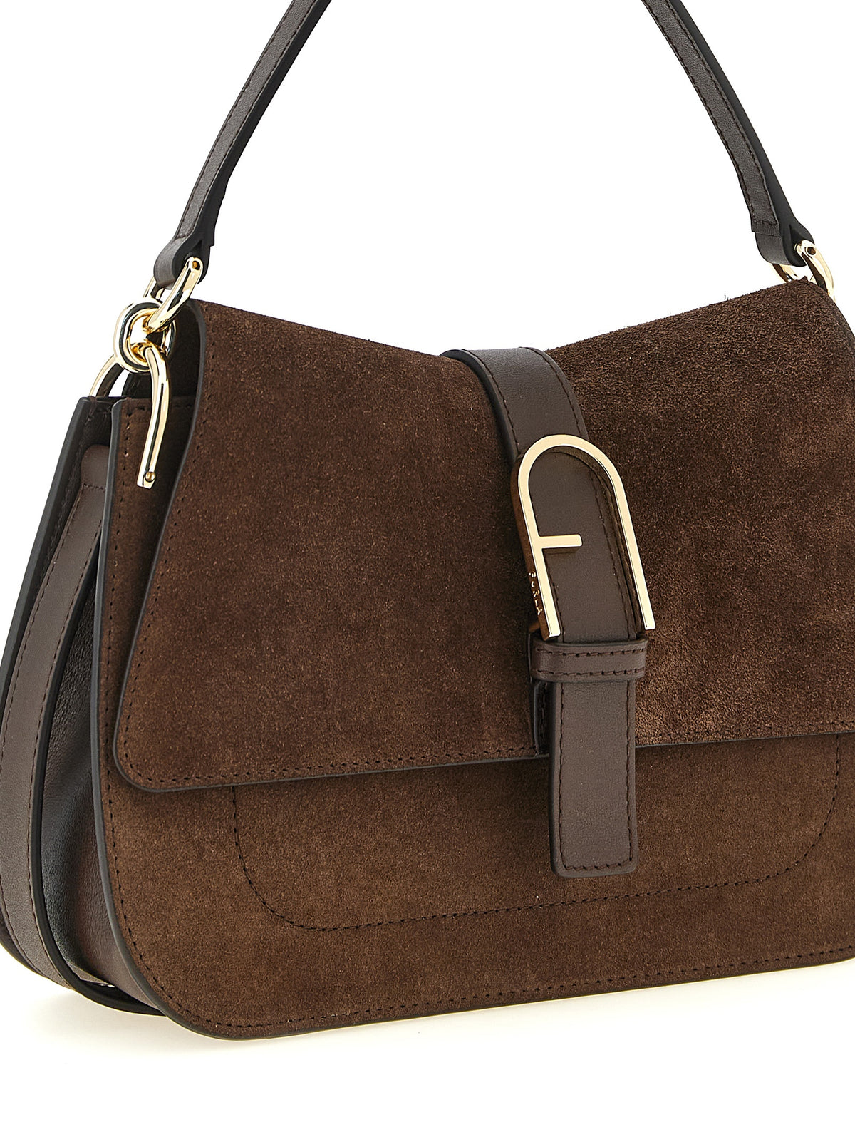 Sac à main Furla en cuir de veau marron