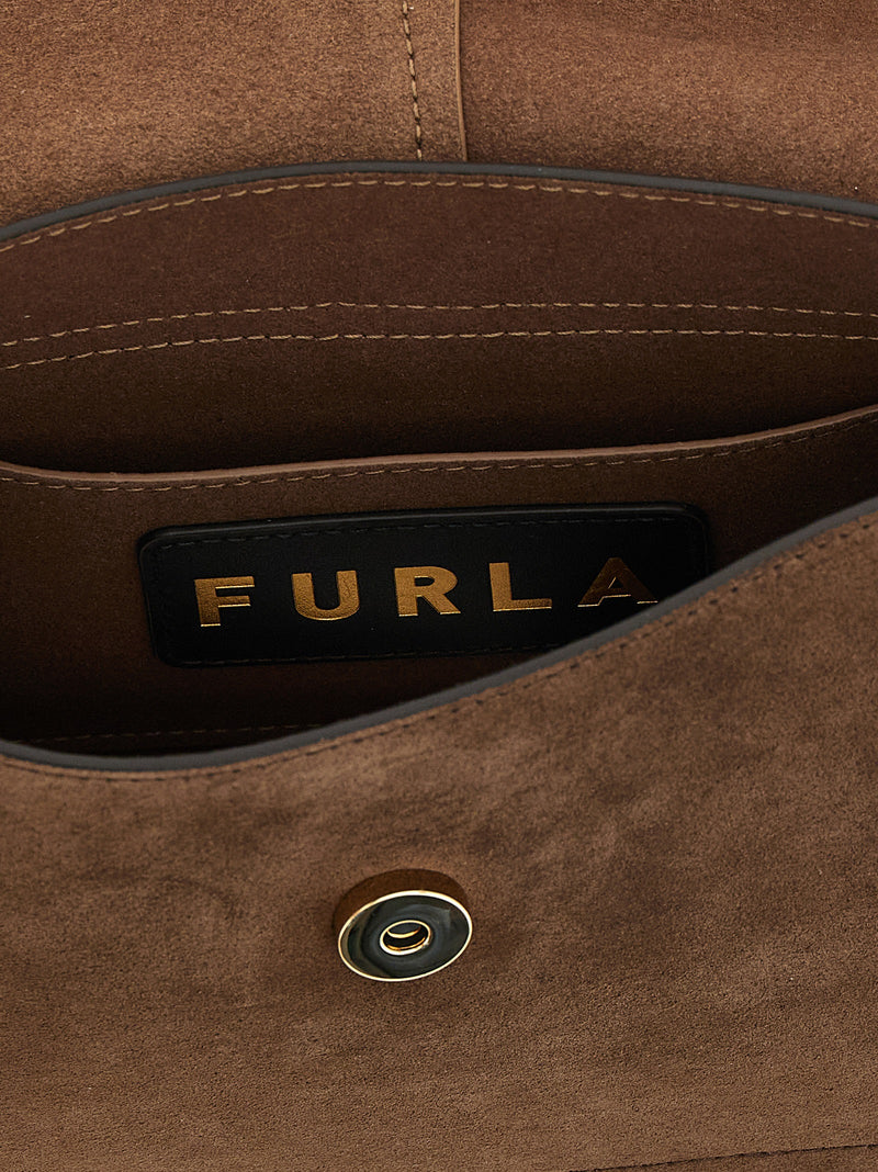 Sac à main Furla en cuir de veau marron