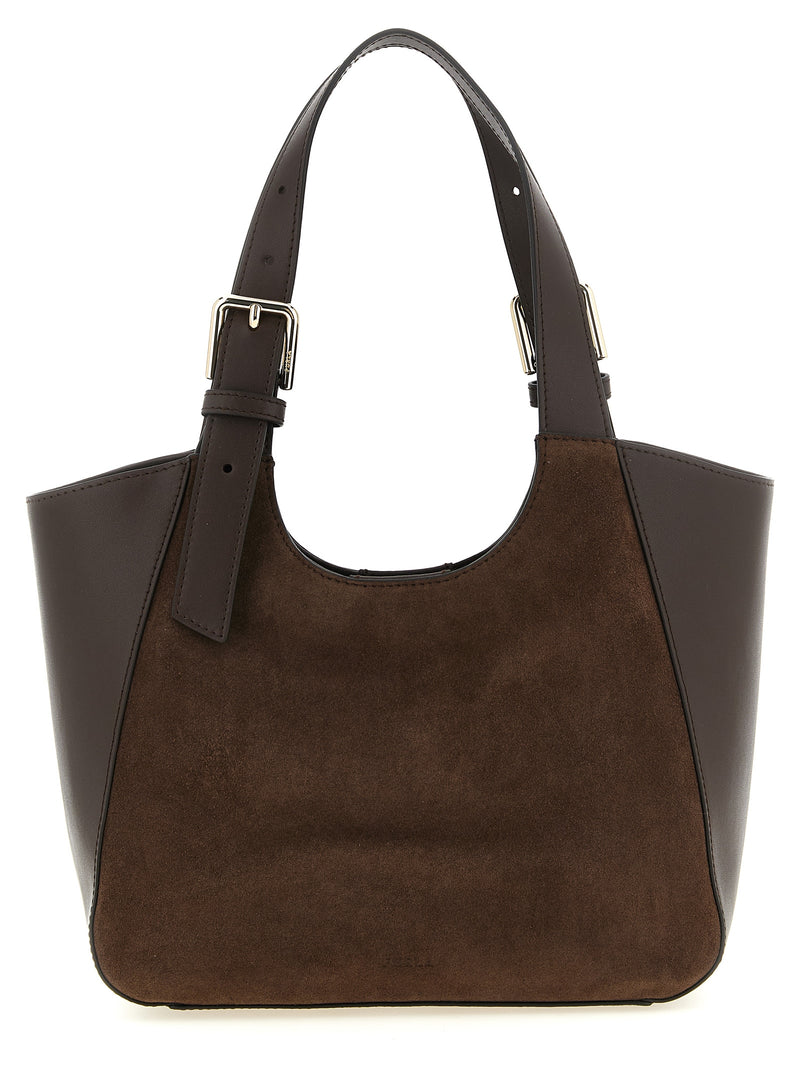 Sac à main Furla en cuir de veau marron