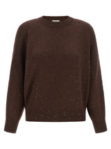 Brunello Cucinelli Cardigan en Cachemire Marron