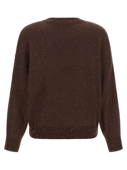 Brunello Cucinelli Brown Cashmere Cardigan