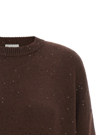 Brunello Cucinelli Brown Cashmere Cardigan