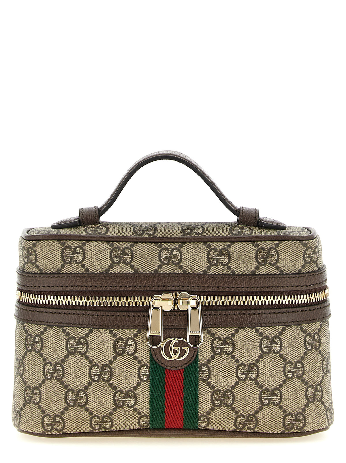 Sac à bandoulière en polyéthylène beige Gucci