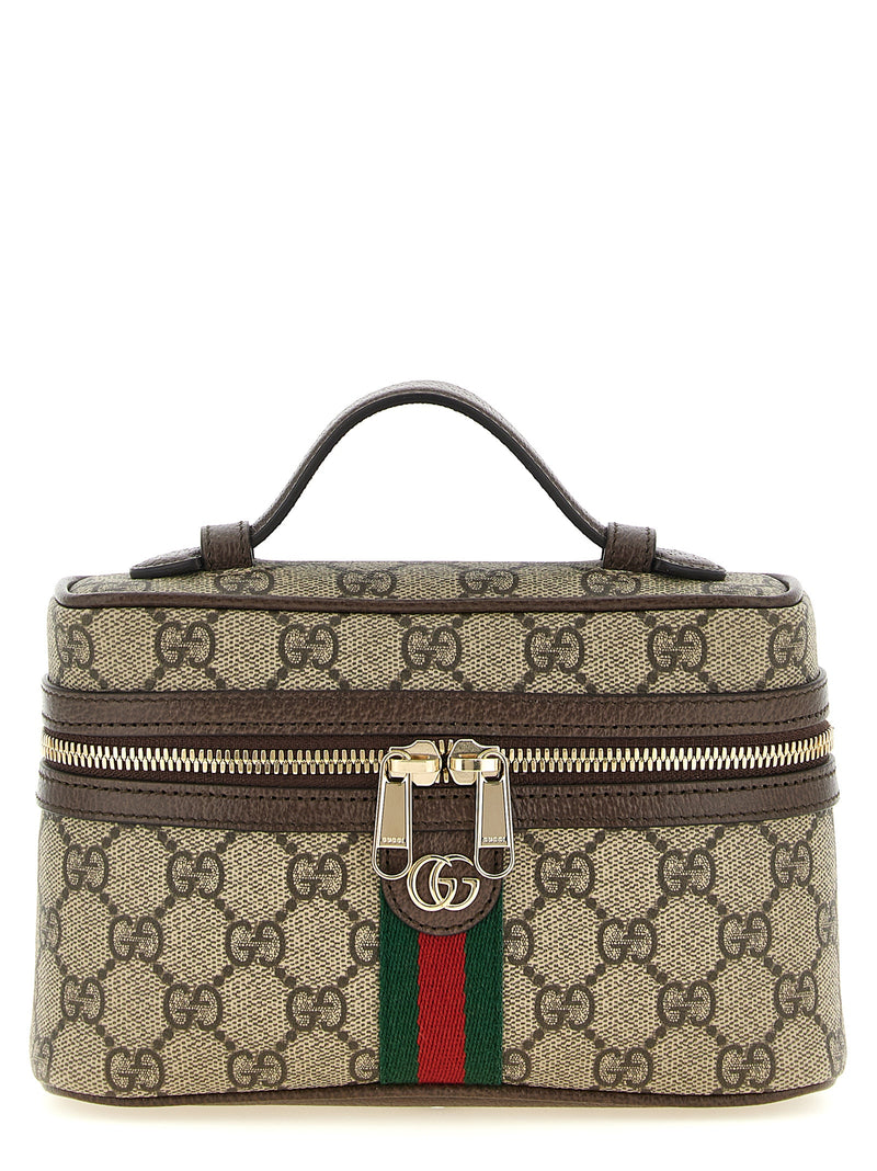 Sac à bandoulière en polyéthylène beige Gucci