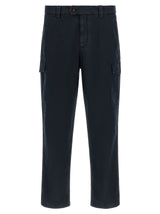 Pantalon cargo Brunello Cucinelli bleu en coton
