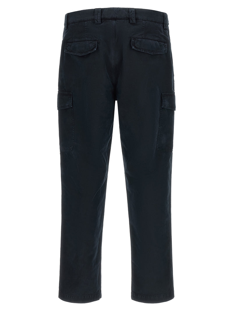 Pantalon cargo Brunello Cucinelli bleu en coton