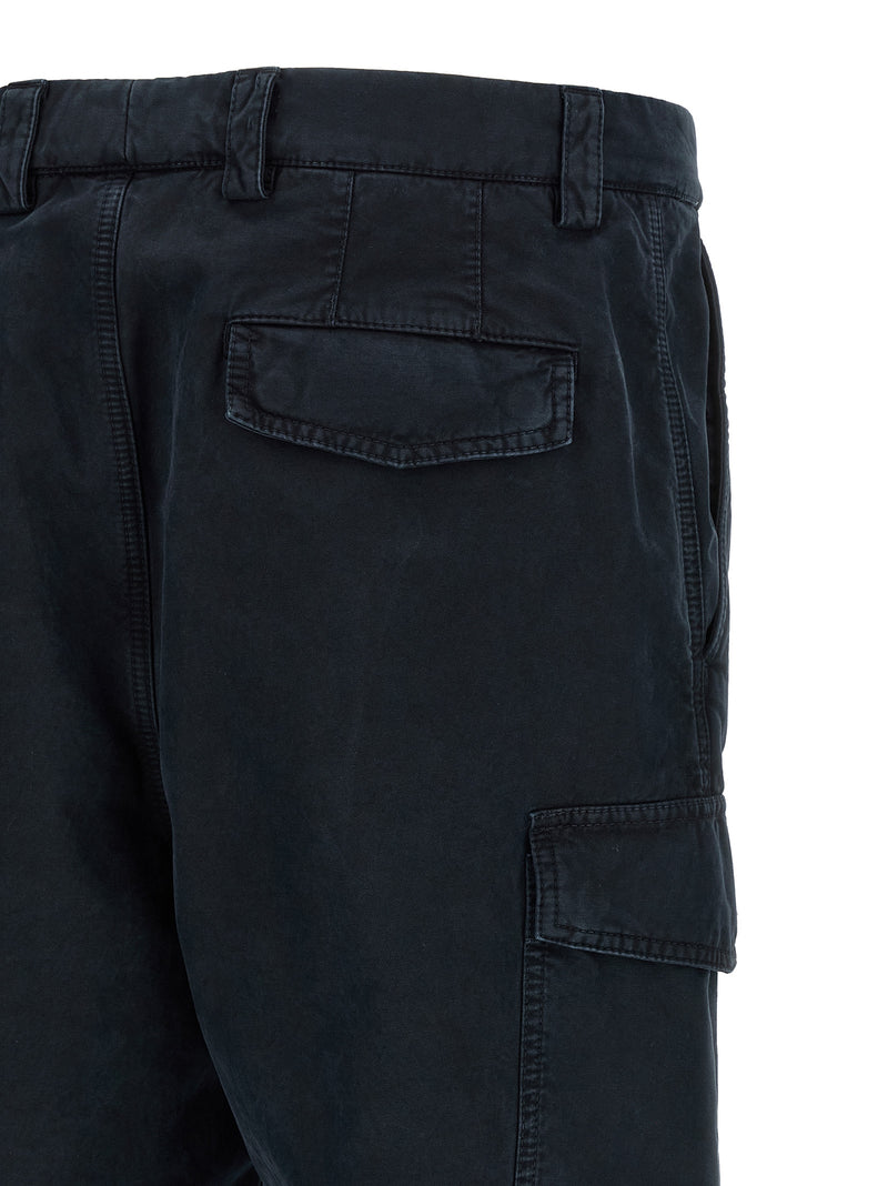 Pantalon cargo Brunello Cucinelli bleu en coton