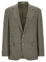 Brunello Cucinelli Blazer en laine bicolore