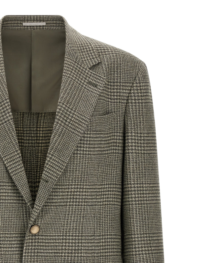 Brunello Cucinelli Blazer en laine bicolore