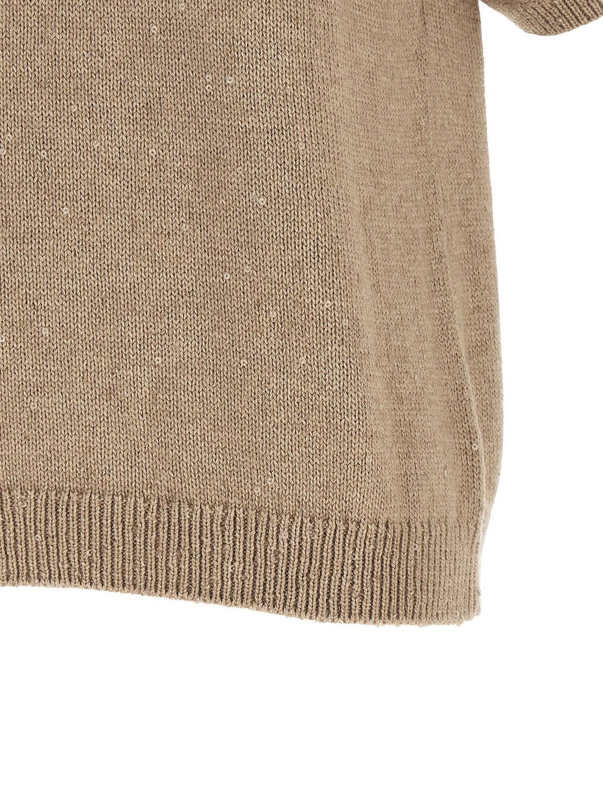 Cardigan Brunello Cucinelli en cachemire beige