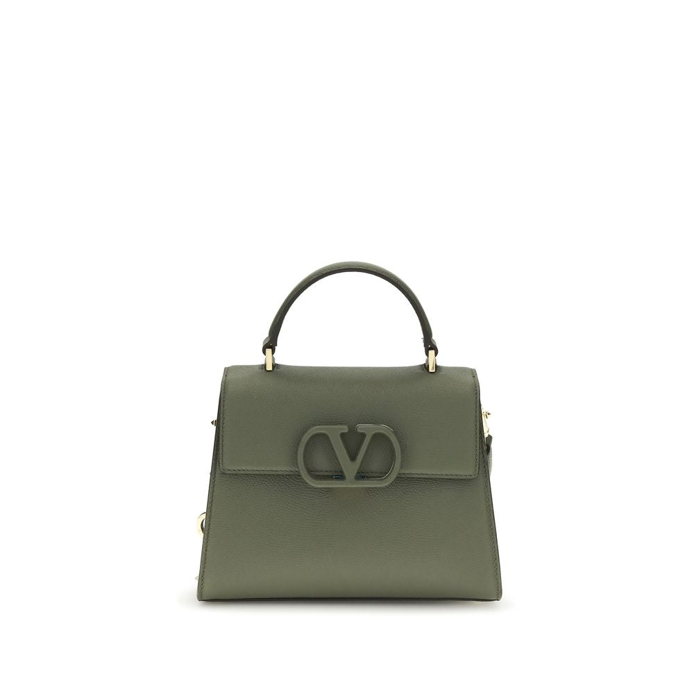 Pochette Valentino Garavani en cuir de veau bicolore Bos Taurus