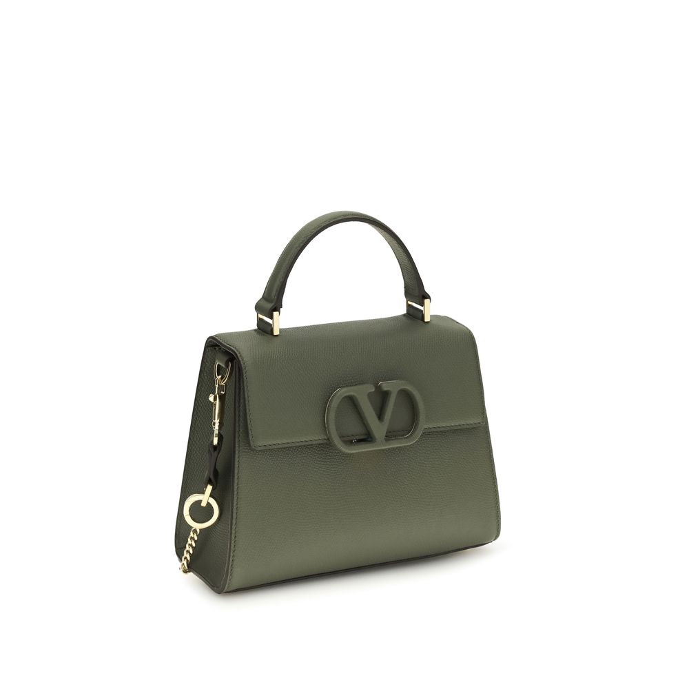 Pochette Valentino Garavani en cuir de veau bicolore Bos Taurus
