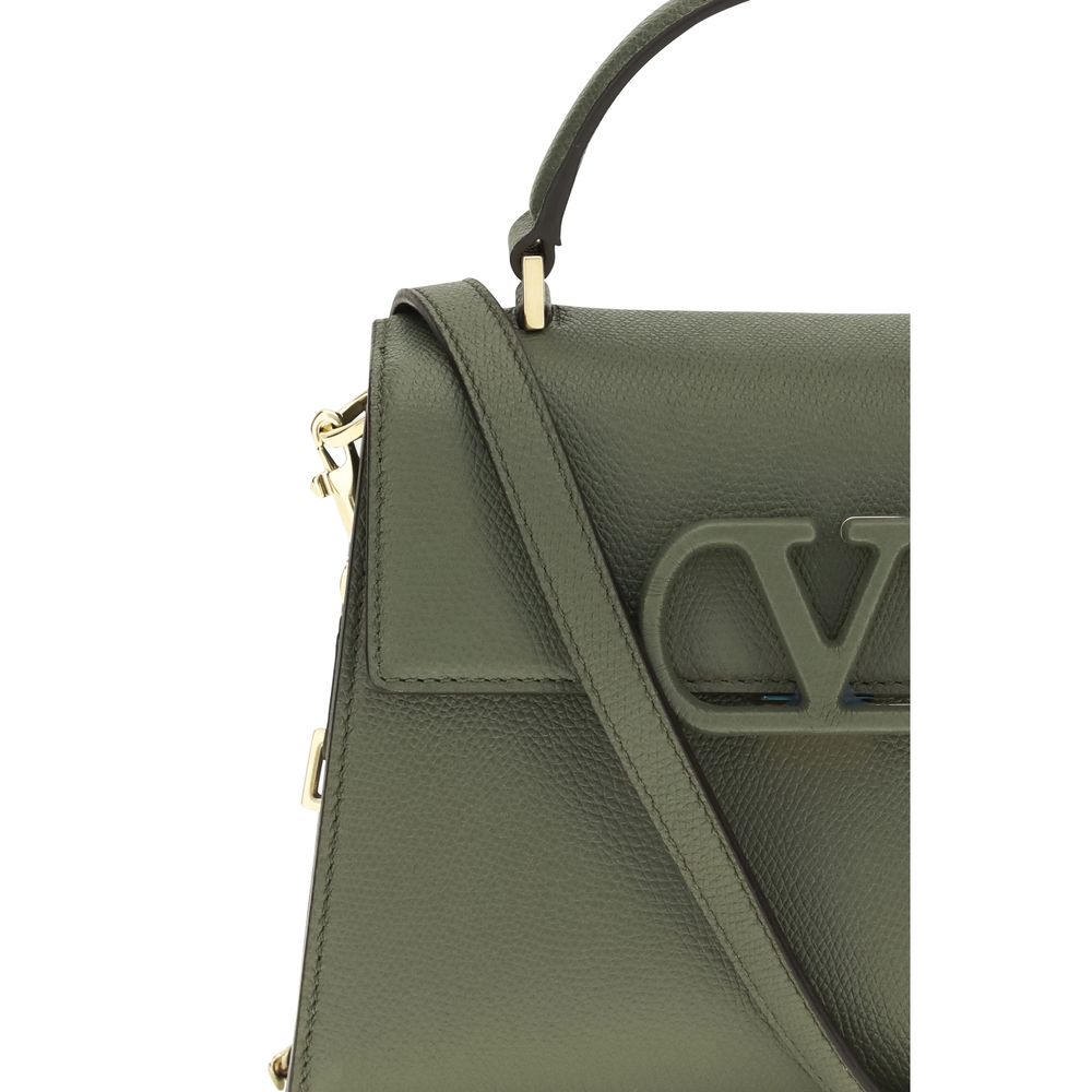 Pochette Valentino Garavani en cuir de veau bicolore Bos Taurus