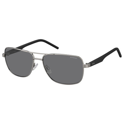 Polaroid Black Metal Sunglasses