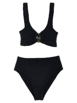 Bikini en nylon noir Hunza G