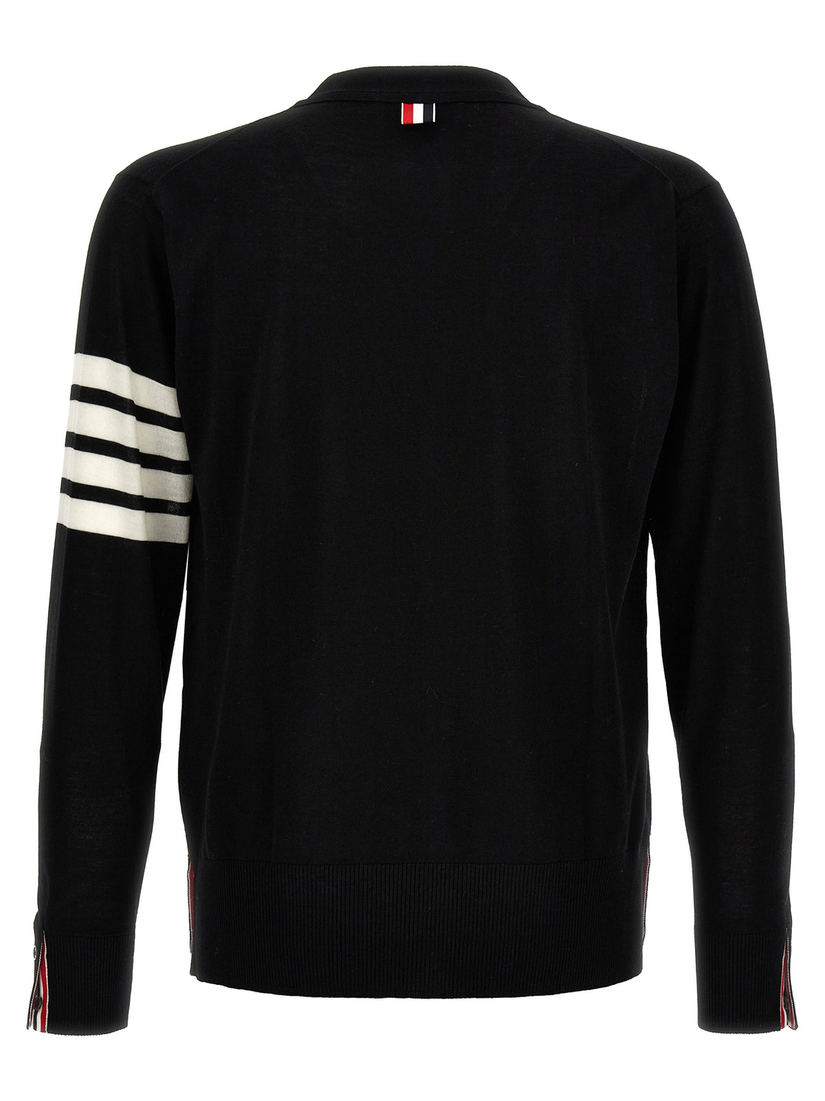 Cardigan en Laine Vierge Noir Thom Browne