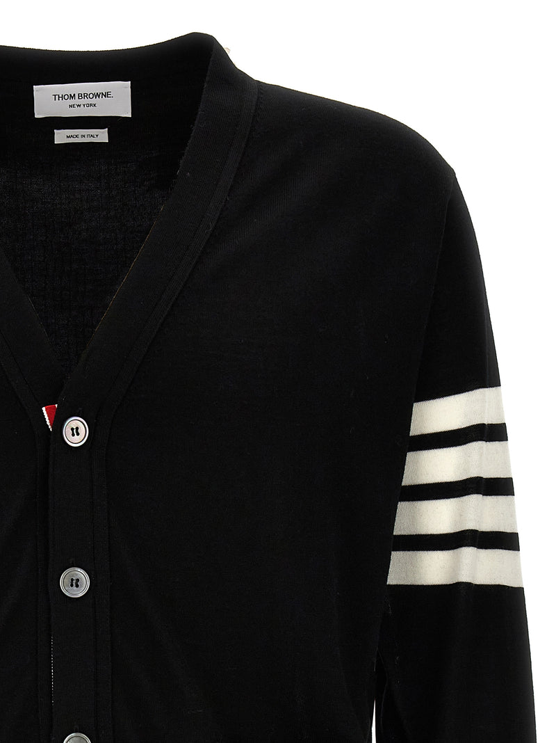 Cardigan en Laine Vierge Noir Thom Browne