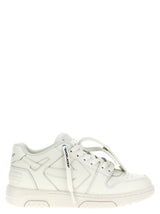 Baskets basses Off-White en cuir de veau blanc
