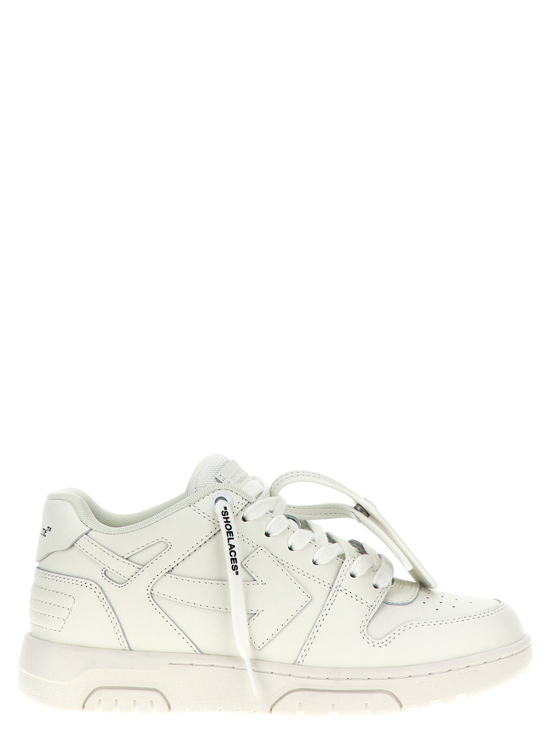Baskets basses Off-White en cuir de veau blanc