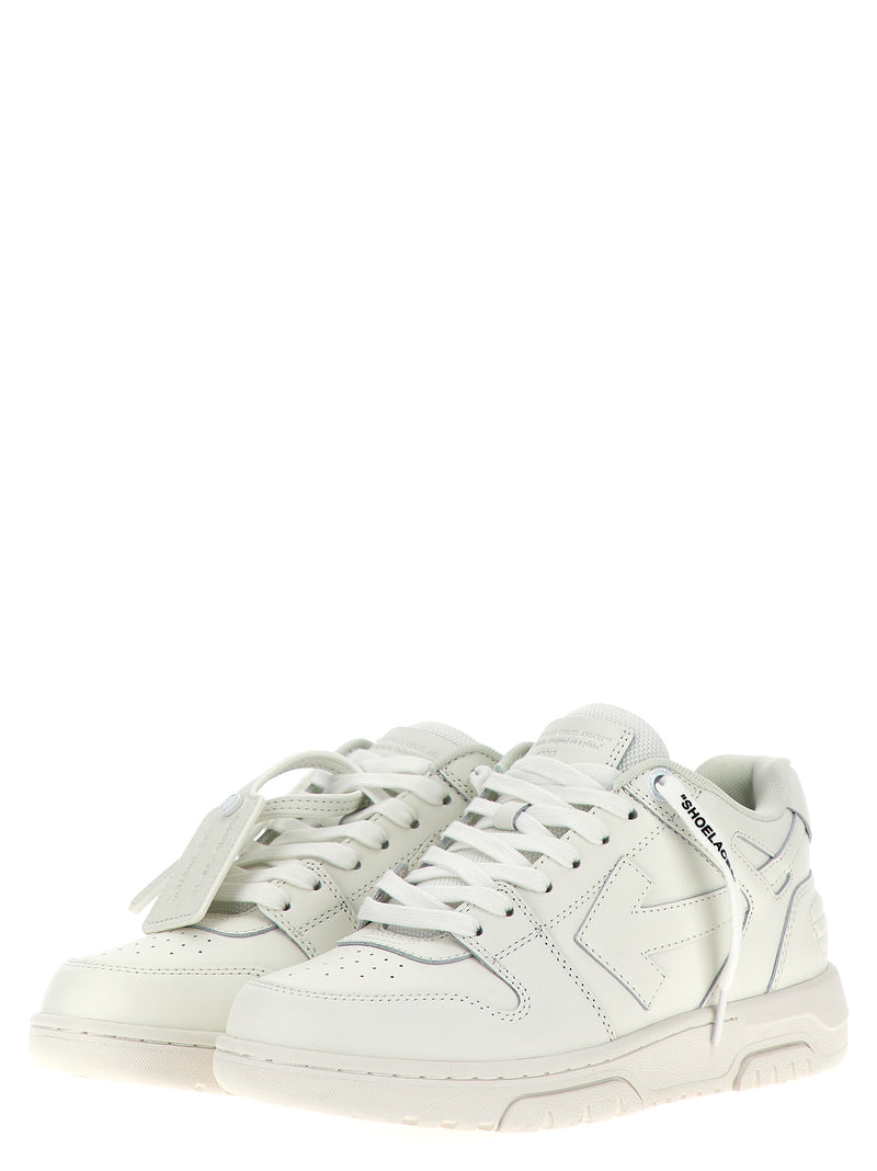 Baskets basses Off-White en cuir de veau blanc