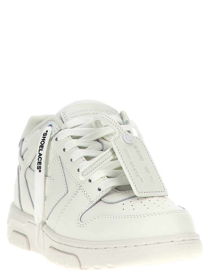Baskets basses Off-White en cuir de veau blanc
