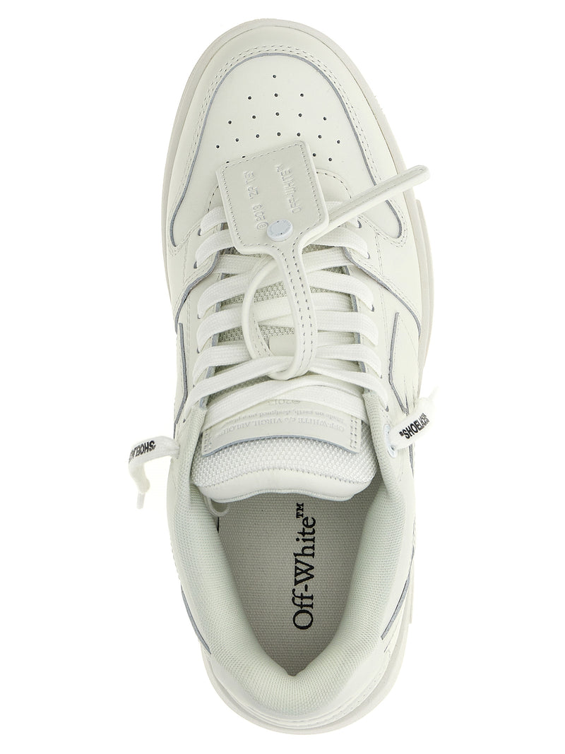 Baskets basses Off-White en cuir de veau blanc