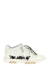 Baskets Off-White bicolores en cuir de vachette