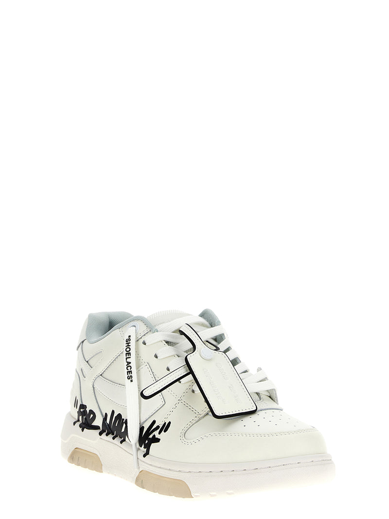 Baskets Off-White bicolores en cuir de vachette