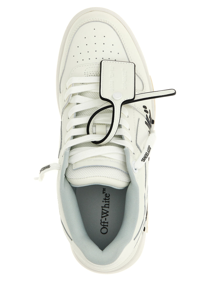 Baskets Off-White bicolores en cuir de vachette
