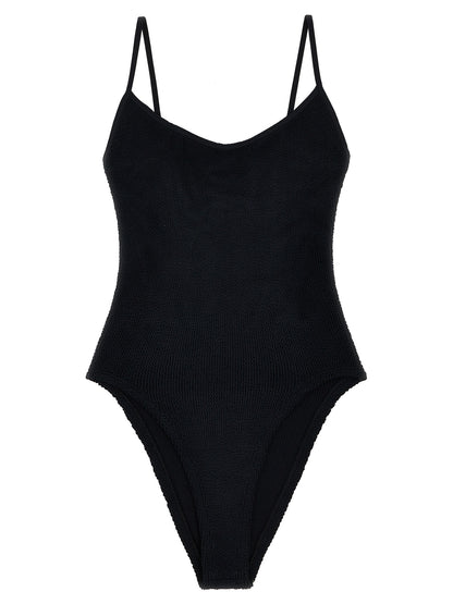Hunza G Black Polyamide One-Piece Swimsuit