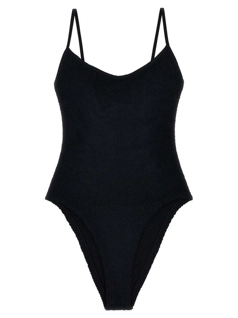 Maillot de bain une pièce Hunza G en polyamide noir