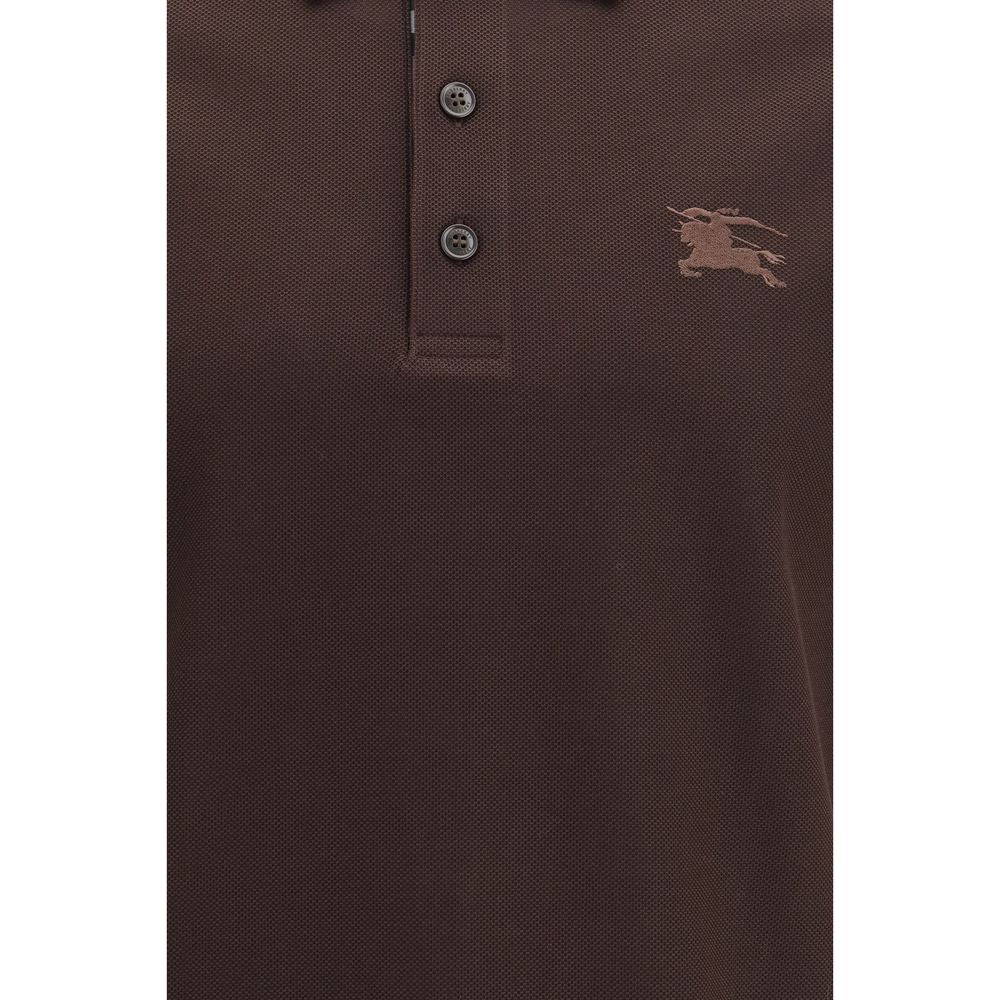 Polo Burberry en coton marron