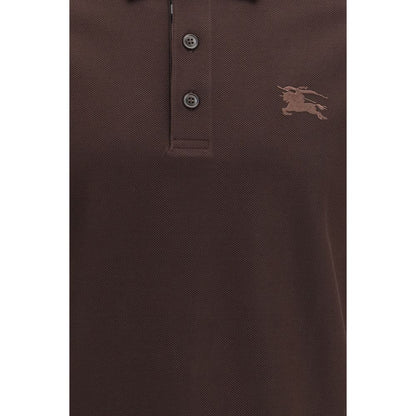 Burberry Brown Cotton Polo Shirt
