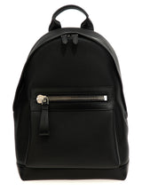 Sac à dos Tom Ford en cuir de veau noir