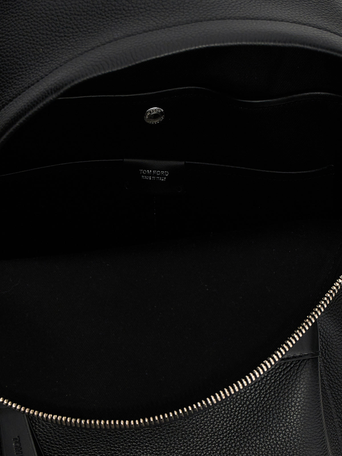 Sac à dos Tom Ford en cuir de veau noir