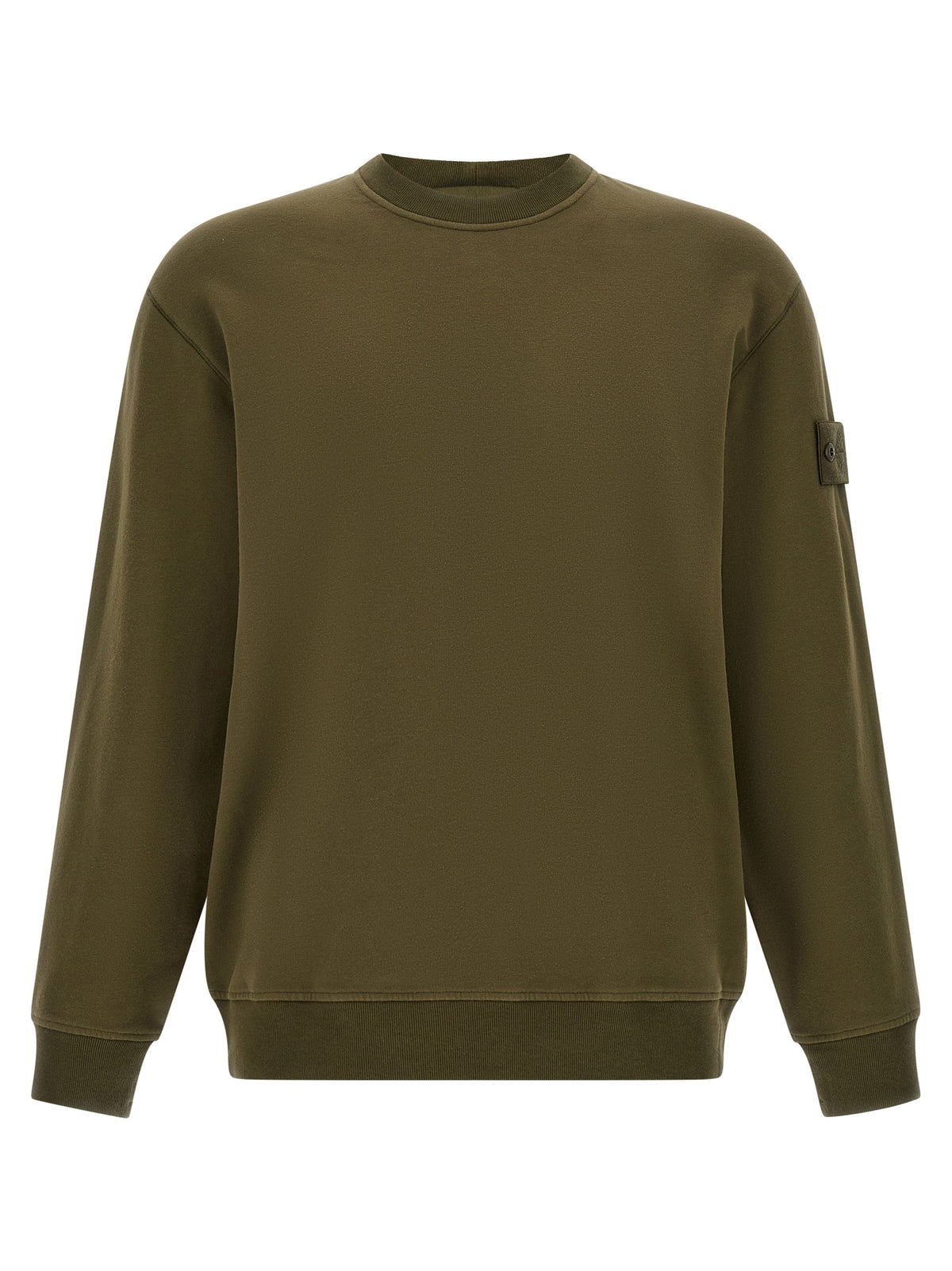 Sweat-shirt bicolore en coton Stone Island