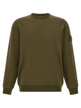 Sweat-shirt bicolore en coton Stone Island