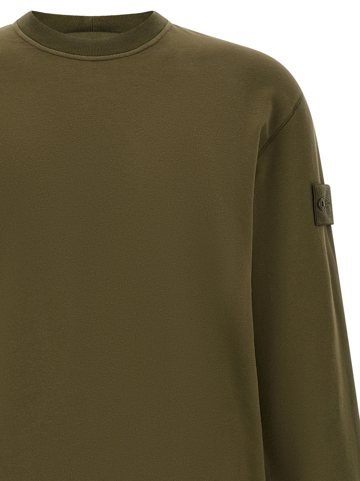Sweat-shirt bicolore en coton Stone Island