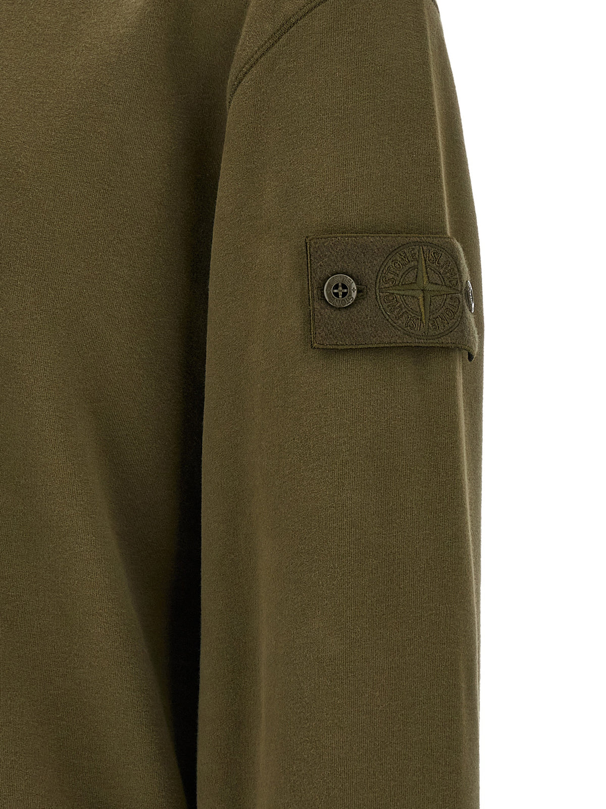 Sweat-shirt bicolore en coton Stone Island